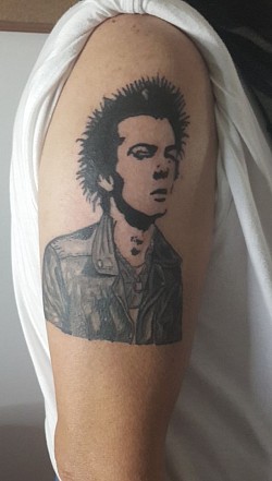 Sid vicious tattoo